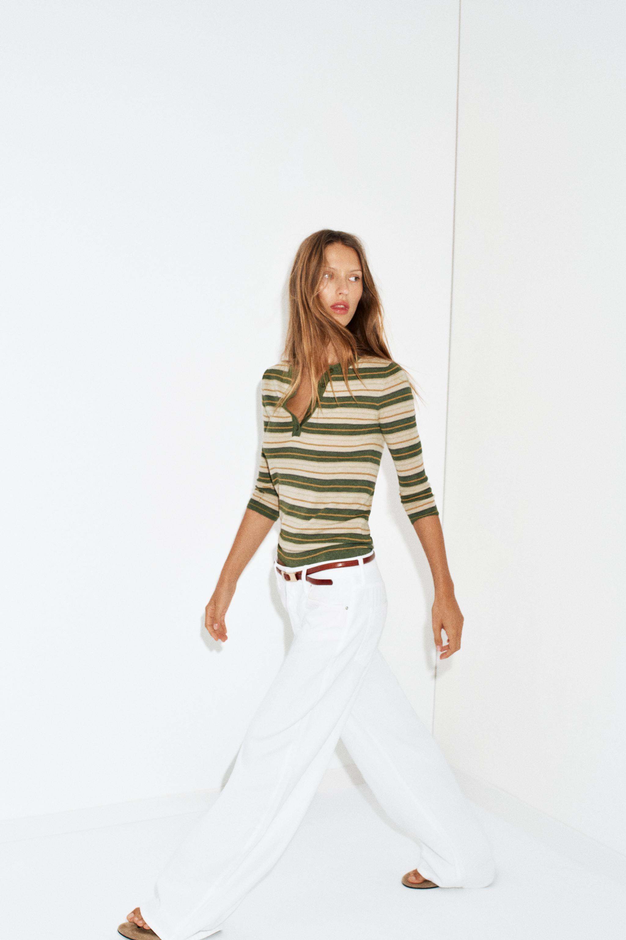 BUTTON KNIT SWEATER